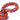 A close-up of a multi-coloured twisted rope dog toy, featuring stripes of red, blue, yellow, green, and white, arranged on a solid white background.