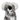 A close up of a Happy Pet plush koala toy with grey and white fur, large fluffy ears, and a black nose, photographed against a plain white background.