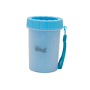 White background with a blue Henry Wag pet paw cleaner tube pictured. 