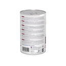 Back view of Hills Prescription I/D Digestive Care Adult dog food tin on a white background.