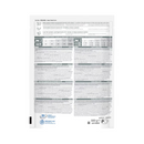 Back view of bag of Hills Science Plan cat dry food packaged in a white bag on white background. 