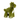 A House of Paws plush green dinosaur toy with white accents, including a belly patch, teeth, and claws, shown standing against a plain white background.