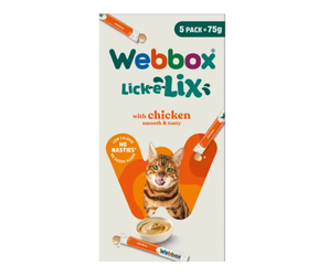 Webbox Lick-e-lix Cat Treats - Chicken