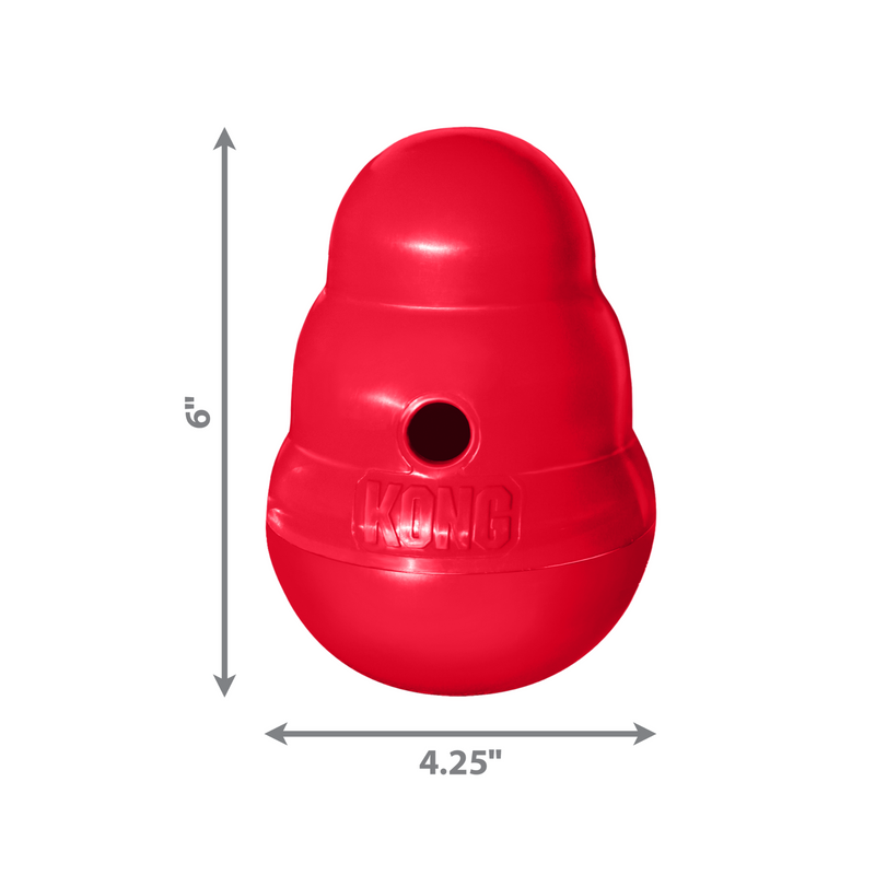 KONG wobbler small red sizing