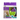 Nina Ottosson Lickin' Layers dog lick toy in its original retail packaging, featuring a tri-colour design of lime green, purple, and blue, with a picture of a dog licking the toy on the box.