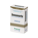 White background with a box of Protexin Denamarin 30 coated capsules picutred. Text on the box reads 'High level nutritional support for the liver, Complementary Feed, 30 coated tablets'.