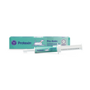 White background with a box and syringe of Protexin Pro-Kolin 15ml picutred. On the box and syringe is an illustrated outline of a cat and dog. Text on the box reads 'Vet developed & recommended paste that acts quickly to support digestion & firm stools.'