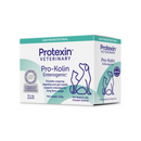 White background with a box of Protexin Pro-Kolin Enterogenic capsules picutred. On the box is an outline of a cat and dog. Text on the box reads 'Provides ongoing digestive and gut health support, intended for long term usage.'