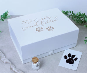Treasured Memories Pet Memorial Keepsake Box