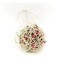 Happy Pet Festive Snowball Small Animal Toy