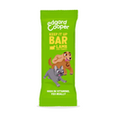 White background with an green packet of Edgard & Cooper Keep it Up Lamb & Turkey Bar pictured. On the packet is an illustrated French Bulldog and Cocker Spaniel. Text on the pack reads, 'Edgard & Cooper, Keep it Up Bar,  Lamb & Turkey. High in Vitamins, yes really.'