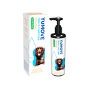 White background with a box and bottle of Yumove Skin & Coat Care Moulting for dogs side by side. On both the bottle and box is a brown Spaniel. Additional text on the box states 'Premium blend of natural, cold-pressed oils to help reduce excess moulting and nourish dry  skin in 3-6 weeks.'