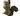 Grey Squirrel plush dog toy with a darker grey fluffy tail pictured on a cardboard backing which has a brown Labrador pictured on it with white text 'All for Paws, Classic' and 'Squirrel'. 