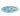 Blue circular cooling mat with orange papaya fruit pattern lying flat on a white background.