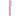 White background with a pink and grey Ergo Fine Comb with metal teeth. 