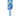White background with a blue and grey Ergo Medium Comb with metal teeth, attached to a cardboard backing. 