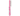 White background with a pink and grey Ergo Moulting Comb with metal teeth. 