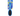 White background with a small blue and grey Ergo Pin Brush for dogs attached to a cardboard packaging. 