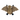 A back view of an Ancol Heritage plush bat-shaped dog toy made from brown fabric, with black paws and ears, shown on a plain white background.