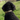 Black Poodle type dog facing away wearing a brown leather Ancol Timberwolf collar with a metal buckle and D-ring.