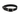 White background with a black Ancol Buckle collar with a metal buckle and D-ring.