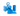 White background with a blue 'Bags On Board' bone shaped poo bag Dispenser with a roll of blue bags next to it. 