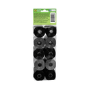 White background with a back view of a pack of Bags On Board waste pick-up Refill poo bags.