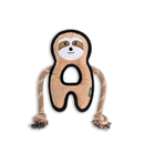 BECO brown sloth rope dog toy