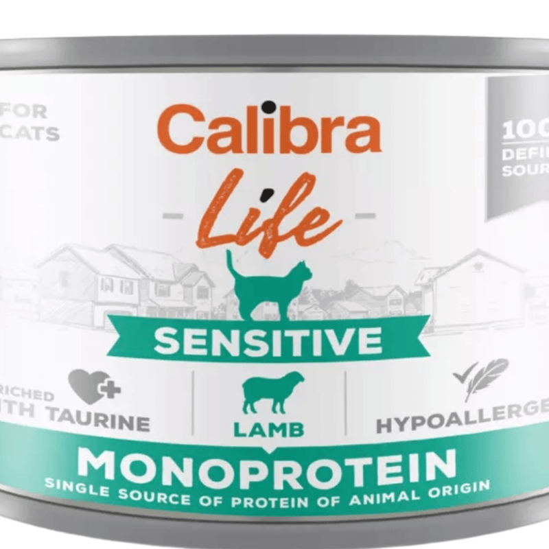 Calibra Life Cans | Adult Cat | Sensitive Lamb Zoom