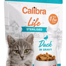 Calibra Life Pouches | Adult Cat | Sterilised Duck Zoom
