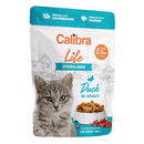 Calibra Life Pouches | Adult Cat | Sterilised Duck