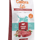 Bag of Calibra Dog Life Small to Medium Junior Fresh Beef Zoomed In