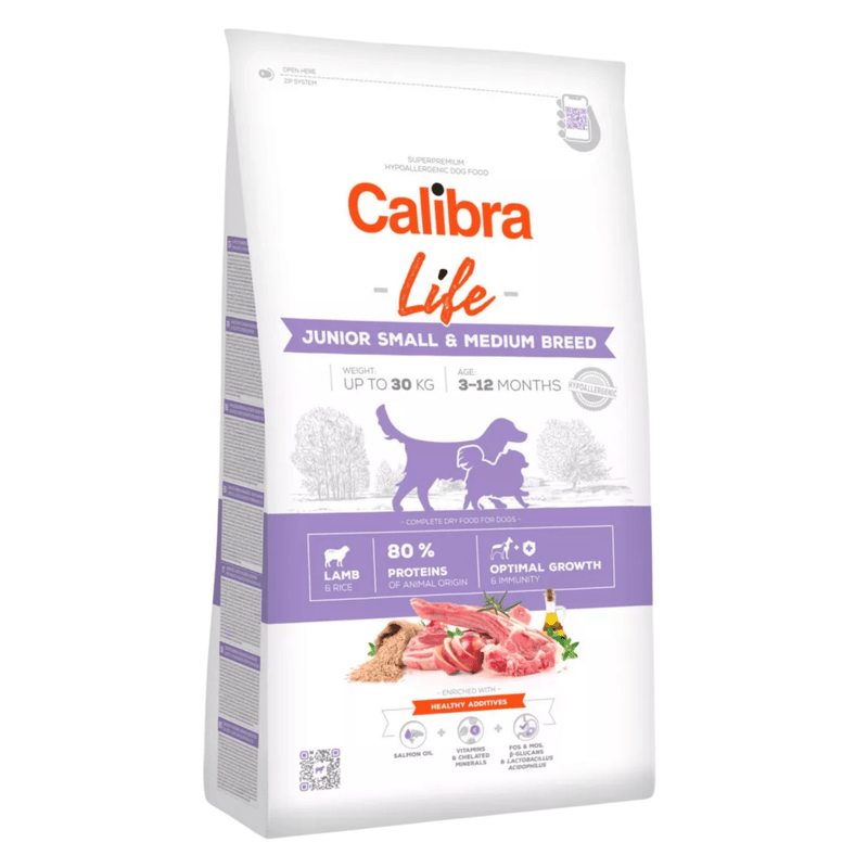 Calibra Life | Small to Medium Junior Dog | Fresh Beef