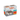 A box of Calibra Premium Line adult cat pouches, featuring a photo of a tabby cat on the front. The packaging is white with orange, blue, and red accents, and shows different food options on the side.