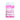 A stand-up pouch of Calibra Veterinary Inc. cat food, featuring a pink and white design with product information printed on the front.