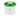 White background with a Catit water fountain for cats with a green top plate with a flower in the centre. 