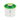 White background with a Catit water fountain for cats with a green top plate with a flower in the centre. 