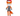 Orange plush fox toy with long legs and arms, with a black and white geometric patterned body. Tag attached to the ears with text 'Chubleez Mr Fox' pictured on a white back ground. 