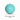 A bright mint blue polymer dog toy ball with embossed dog icons and the brand name 'Coachi' in the centre shown on a clean white background. Shown on a white background with a black dimension arrow labelled 4"/10cm below it.