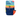 White background with a a Coachi Train and Treat pouch in navy and coral with a blue tag attached to the top.