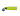 White background with a lime green Coachi Training Dummy dog toy with a blue handle. 