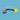 Mid blue background with a yellow Coachi Tugger Ball with a blue and coral bungee handle with measurement above indicating 45cm in length.