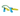 White background with a lime green, navy and turquoise plaited Coachi Tuggi Tug dog toy.
