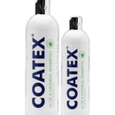 Two bottles of Coatex Aloe & Oatmeal Shampoo on a white background