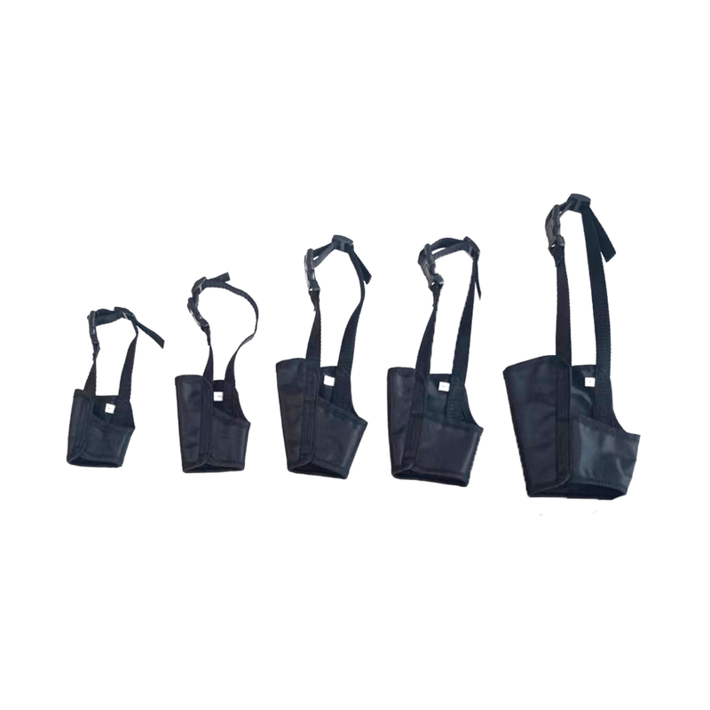 CVET Dog Nylon Muzzle all sizes on white background