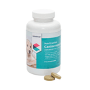 NutriCare Vet Canine supplement bottle with tablets on a white background