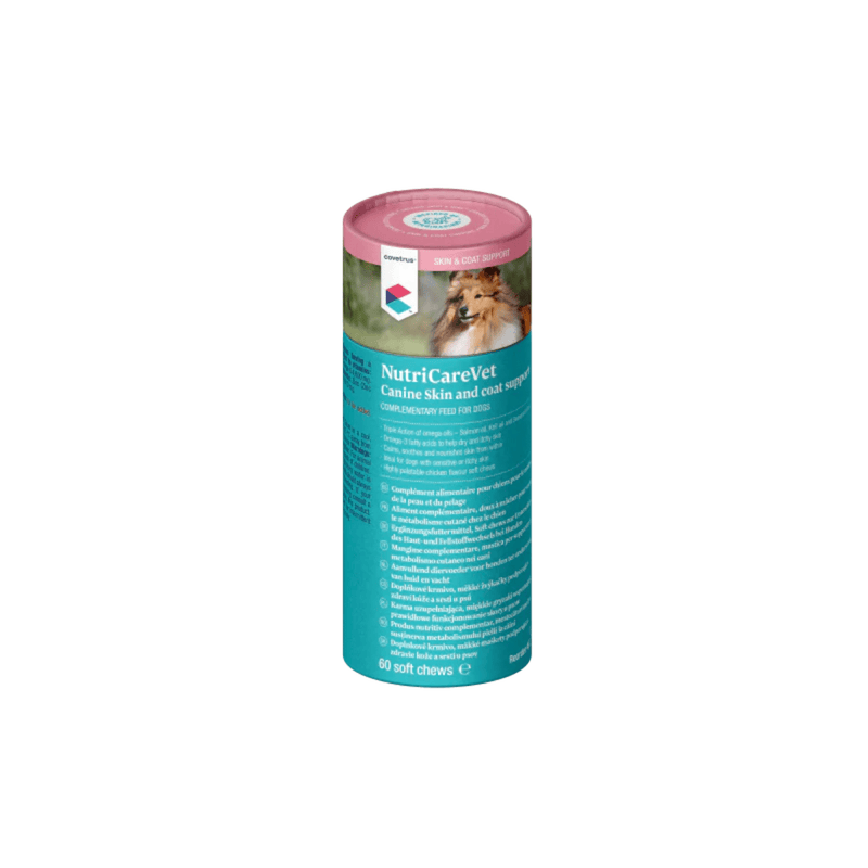 CVET NutriCareVet Canine Skin & Coat Support Soft Chew 60pk white background