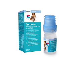 CVET Ophthalmic Eye Drop Solution 10ml on white background