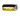 White background with an yellow Dexil collar with the word 'Nervous' stitched in black.