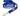 White background with a blue Dexil lead with the word 'training' stitched in white.